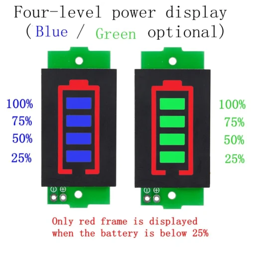 1S 2S 3S 4S 6S 7S 8S Series Lithium Battery Capacity Indicator Module Display Electric Vehicle Battery Power Tester Li-po Li-ion - Image 2