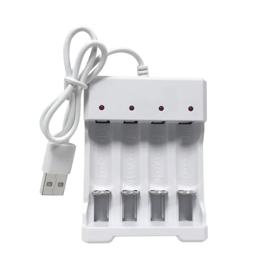 PUJIMAX Battery Charger USB Plug Fast Charging Smart Charge Station For Nimh Nicd AAA/AA Rechargeable Battery Portable Chargers