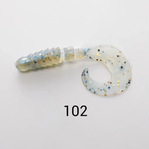 NOEBY 8pcs 60mm 80mm Silicone Fishing Lure Grub Spinner Artificial Soft Lure Bass Wobblers Carp Fishing Tackle Soft Bait - Image 3