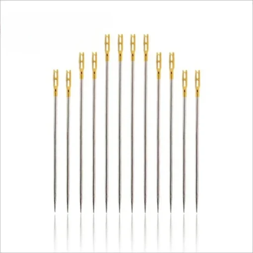 12PCS Side Holes Blind Needles Sewing Stainless Steel Elderly Needle for Sewing Household DIY Jewerly Beading Threading Needles - Image 4