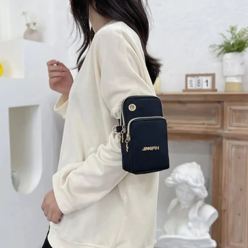 Mobile Phone Bag, WOMEN'S Crossbody Mini Bag, 2024 New Fashion Mom Mommy Coin Bag, Neck Hanging Running Cover - Image 4
