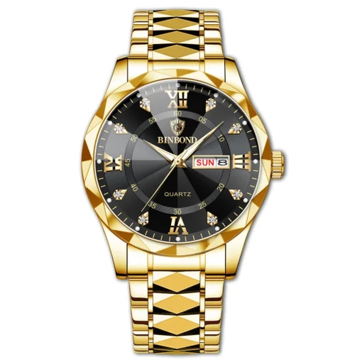 BINBOND Top Brand Luxury Fashion Watch Men Waterproof Week Date Clock Sport Watch Men Quartz Wristwatch Relogio Masculino B2521 - Image 7