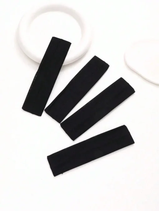 6pcs Unisex Simple Basic Solid Color Leopard Print Face Wash Cycling Running Sports Yoga Leisure Sweat-Absorbing Headband - Image 4