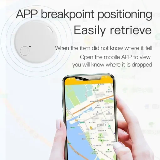 Mini GPS Mobile Bluetooth 5.0 Tracker Anti-Lost Device Round Anti-Lost Device Pet Kids Bag Wallet Tracking Smart Finder Locator - Image 6