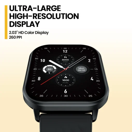 New Zeblaze GTS 3 Voice Calling Smart Watch Ultra-big 2.03'' HD Screen 24H Health Monitor 100+ Sports Modes 200+ Watch Faces - Image 6