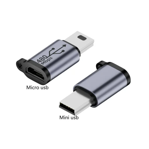 TypeC Female to Mini USB/Type C Female to Micro USB/Micro USB Female to Type C/Micro USB Female to Mini USB Connector Adapter - Image 10