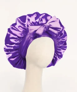 Satin Bonnet Silk Bonnet Adjustable Bonne For Sleeping Hair Bonnet With Tie Band Bonnets For Women Men