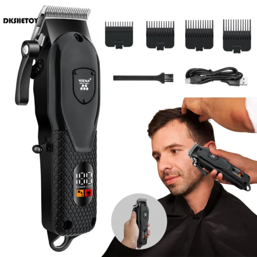 Professional hair cutting machine Electric Hair Trimmer set for men usb Rechargeable Barber hair clippers Wet And Dry haircut - Image 6