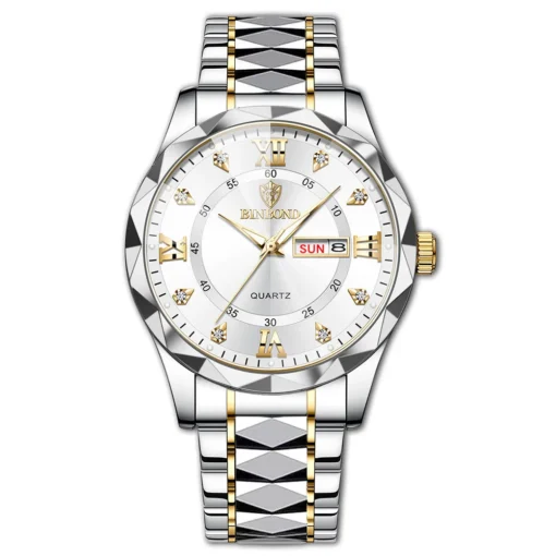 BINBOND Top Brand Luxury Fashion Watch Men Waterproof Week Date Clock Sport Watch Men Quartz Wristwatch Relogio Masculino B2521 - Image 9