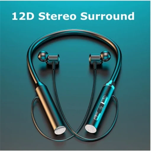 Bluetooth Earphones Wireless Headphones Magnetic HIFI Sport Neckband Neck-hanging TWS Earbuds Wireless Blutooth Headset Game - Image 6