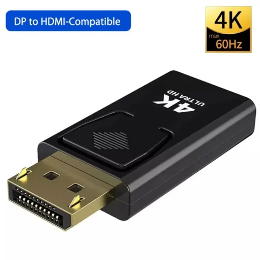 4K DP DisplayPort to HDMI-compatible Adapter Converter Display Port DP to HDMI-compatible HDTV Adapter Video Audio PC Laptop - Image 8