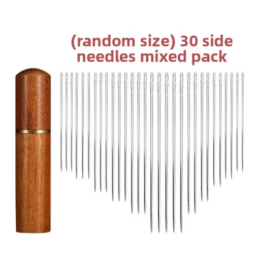 12PCS Side Holes Blind Needles Sewing Stainless Steel Elderly Needle for Sewing Household DIY Jewerly Beading Threading Needles - Image 6