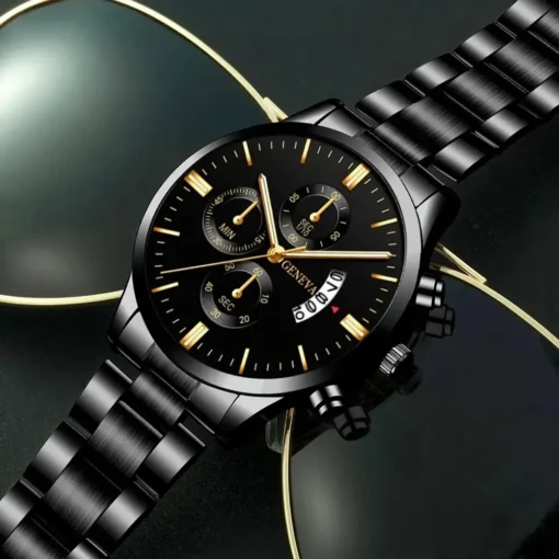 Fashion Men Stainless Steel Watch Luxury Calendar Quartz Wrist Watch Mens Business Watches for Man Clock Montre Homme - Image 10