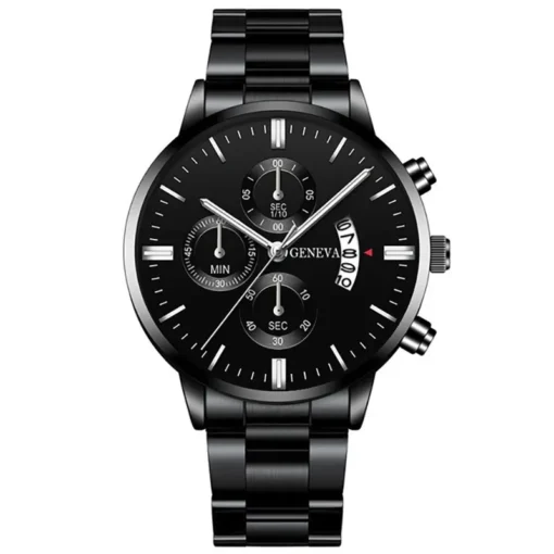 Fashion Men Stainless Steel Watch Luxury Calendar Quartz Wrist Watch Mens Business Watches for Man Clock Montre Homme - Image 7