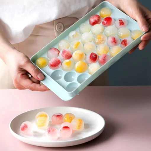 33 Ice Boll Hockey PP Mold Frozen Whiskey Ball Popsicle Ice Cube Tray Box Lollipop Making Gifts Kitchen Tools Accessories - Image 5