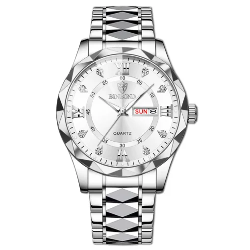 BINBOND Top Brand Luxury Fashion Watch Men Waterproof Week Date Clock Sport Watch Men Quartz Wristwatch Relogio Masculino B2521 - Image 5