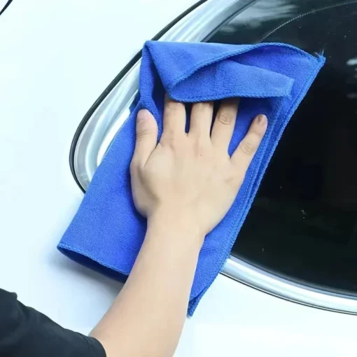 Microfiber Cleaning Cloths Lint Free Microfiber Cleaning Towel Cloths Reusable Cleaning Towels w/ Super Absorbent for Car Window - Image 5