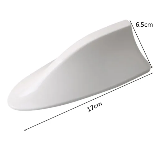 Universal Carbon Fiber Look Car Roof Top Mount Shark Fin Aerial Antenna Toppers Auto Radio AM FM Antenna Signal Amplifier Aerial - Image 4