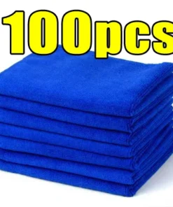 Microfiber Cleaning Cloths Lint Free Microfiber Cleaning Towel Cloths Reusable Cleaning Towels w/ Super Absorbent for Car Window