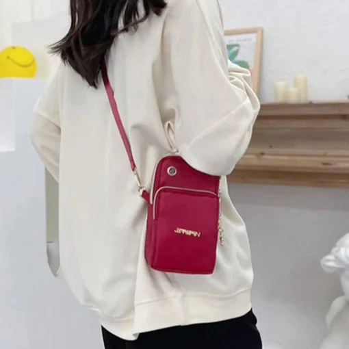 Mobile Phone Bag, WOMEN'S Crossbody Mini Bag, 2024 New Fashion Mom Mommy Coin Bag, Neck Hanging Running Cover - Image 7