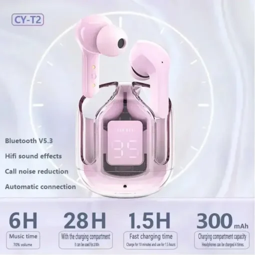 AIR31 TWS Headphones 5.3 Wireless Earphones Bluetooth Headset Noise Cancelling HD HiFi Stereo Earbuds For Huawei Xiaomi iPhone - Image 10
