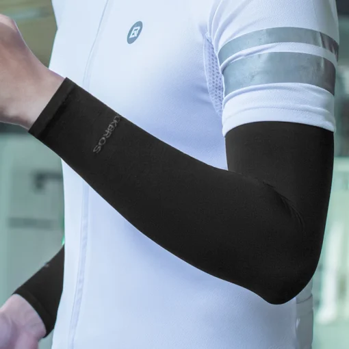 ROCKBROS Ice Silk Bicycle Sleeves Summer Breathable Cycling Arm Protection Outdoor Sun UV Protect Sports MTB Road Bike Sleeves - Image 10