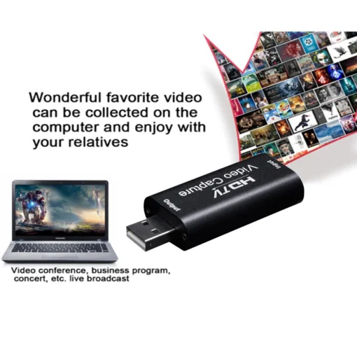 HD 4K Video Capture Card USB3.0 2.0 HDTV Video Grabber Record Box for PS4 Game DVD Camcorder Camera Recording Live Streaming - Image 5