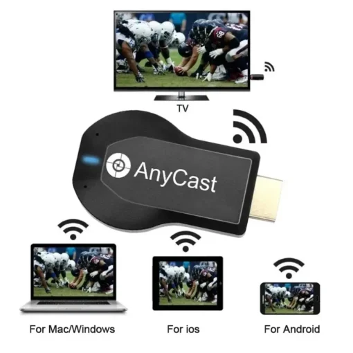 M9 Same Screen Device Wireless WiFi Display Supports 4K/1080P HDMI Input Suitable for 99% Smartphones Smooth HD Learning Games - Image 3