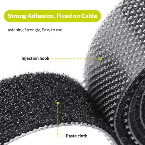 1/5M Cable Organizer Cable Management Wire Winder Tape Earphone Mouse Cord Management Ties Protector For iPhone Xiaomi Samsung - Image 3