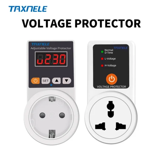 Voltage Protector Socket AC 220V Adjustable and Fixed 16A Voltage Protector Socket Voltage Safety Refrigerator - Image 5