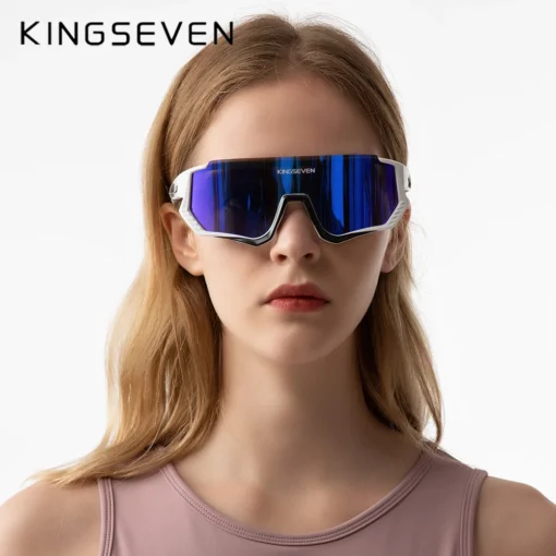 KINGSEVEN New Cycling Sunglasses Men Sports Women Mtb Bicycle Glasses UV400 Polarized Fishing Protection Eyewear Outdoor - Image 7