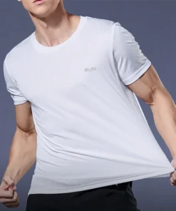 Summer Sport Gym t Shirt Men Quick Dry Running Bodybuilding Shirts Men Short Sleeve Fitness Tops Oversized Brazil t-Shirt Jersey