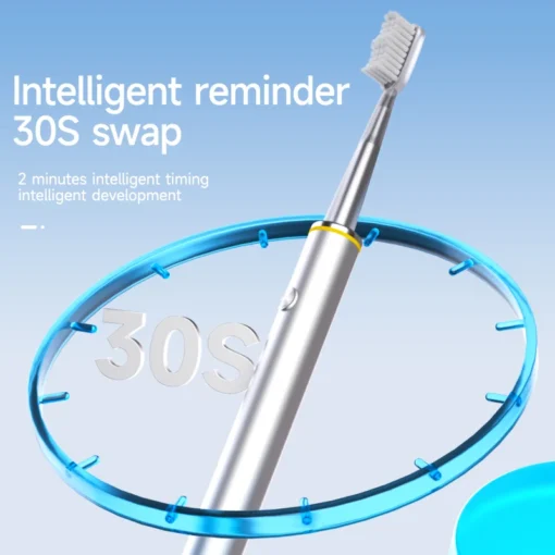 Electric Toothbrush Mental Thin Brush Body Specially for Women Pure Wisdom Beauty Soft DuPont Bristle - Image 6