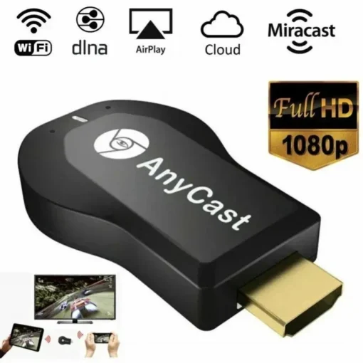 M9 Same Screen Device Wireless WiFi Display Supports 4K/1080P HDMI Input Suitable for 99% Smartphones Smooth HD Learning Games - Image 5