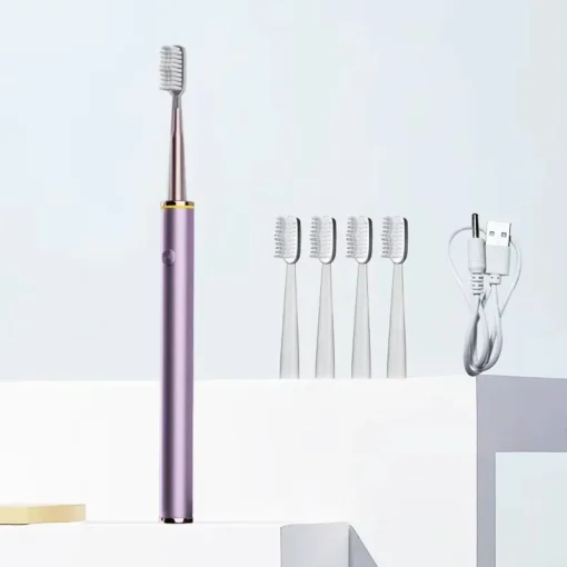 Electric Toothbrush Mental Thin Brush Body Specially for Women Pure Wisdom Beauty Soft DuPont Bristle - Image 5