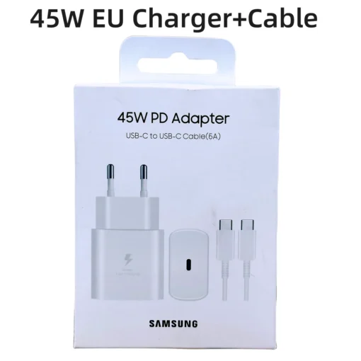 Original Samsung Charger 45W Super Fast Charge EU CERTIFIED Adapter For Galaxy Z Fold 5 4 3 Flip 5 4 3 S23 S24 Ultra S20 S22 S21 - Image 7