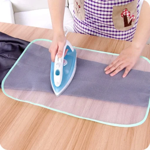 Ironing Pad High Temperature Resistant Heat Insulation Ironing Cloth Clothes Protection Pad Random Color Home Mesh Ironing Board - Image 7