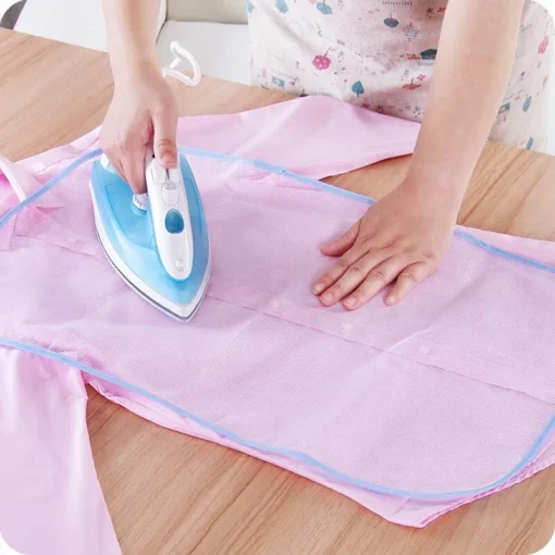Ironing Pad High Temperature Resistant Heat Insulation Ironing Cloth Clothes Protection Pad Random Color Home Mesh Ironing Board - Image 4