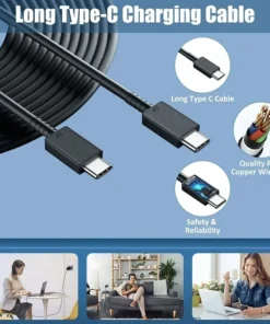 5A 45W PD USB-C Super Fast Charging Type-C Cable for Samsung S21 FE S22 Plus S23 S24 Ultra Note 20 A14 A15 A33 A34 A53 A54 A55