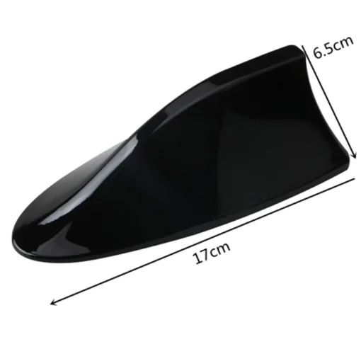 Universal Carbon Fiber Look Car Roof Top Mount Shark Fin Aerial Antenna Toppers Auto Radio AM FM Antenna Signal Amplifier Aerial - Image 10