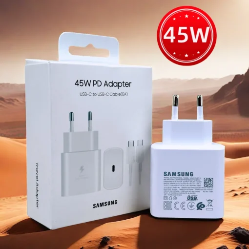 Original Samsung Charger 45W Super Fast Charge EU CERTIFIED Adapter For Galaxy Z Fold 5 4 3 Flip 5 4 3 S23 S24 Ultra S20 S22 S21 - Image 6