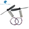 1set=2pcs DC3.7-4.2V 716 7*16MM Micro DIY Helicopter Coreless DC Motor With Propeller Great Torque High Speed Motor