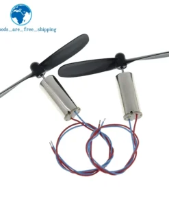 1set=2pcs DC3.7-4.2V 716 7*16MM Micro DIY Helicopter Coreless DC Motor With Propeller Great Torque High Speed Motor