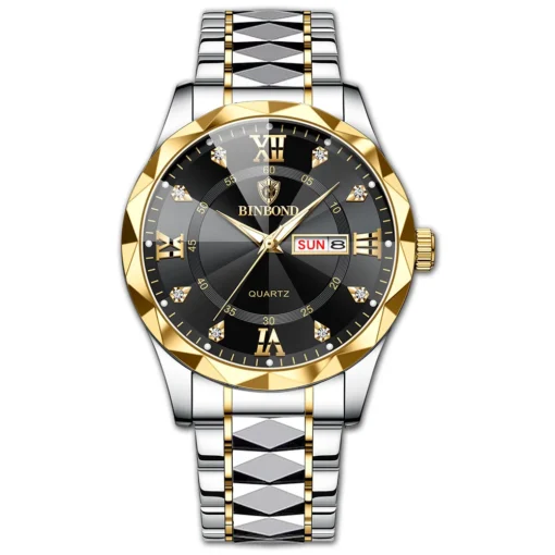 BINBOND Top Brand Luxury Fashion Watch Men Waterproof Week Date Clock Sport Watch Men Quartz Wristwatch Relogio Masculino B2521 - Image 15
