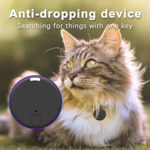 Mini GPS Mobile Bluetooth 5.0 Tracker Anti-Lost Device Round Anti-Lost Device Pet Kids Bag Wallet Tracking Smart Finder Locator - Image 3