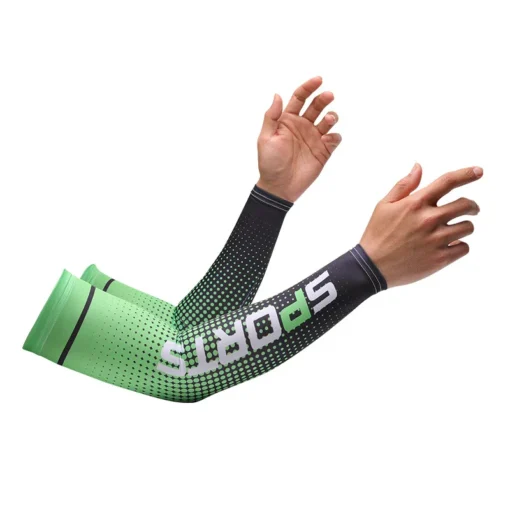 Sport Ice Arm Sleeves for Men Cycling UV Solar Cuff Breathable Summer Sun Protection Arm Cover Print Anti-Sunburn Long Sleeve - Image 9