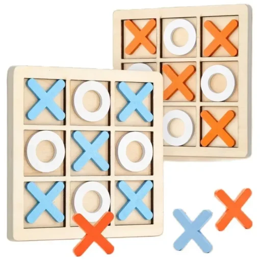 Montessori Play Game Wooden Toy Mini Chess Interaction Puzzle Training Brain Learing Early Educational Toys For Children Kids - Image 13