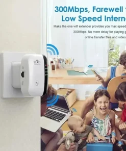 Wireless Signal Booster Wifi Extender Small Steamed Bun Network Repeater Ap Broadband Home Router Signal Amplification Extension