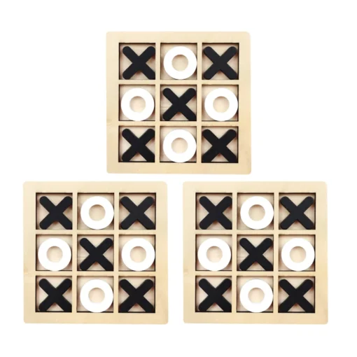 Montessori Play Game Wooden Toy Mini Chess Interaction Puzzle Training Brain Learing Early Educational Toys For Children Kids - Image 7