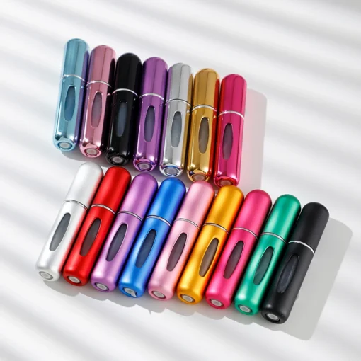 Portable Mini Travel High-end Perfume Bottle Base Refill Bottle Straight Charging Small Sample Perfume Aluminum Material - Image 8